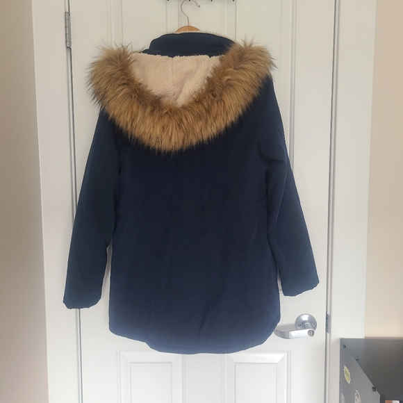 Womens Clothing Outerwear Coats & Jackets Halitec Hooded Coat Jacket Winter - Picture 2 of 8